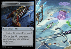 Clue Token (015) // Art Card (042) - Foil